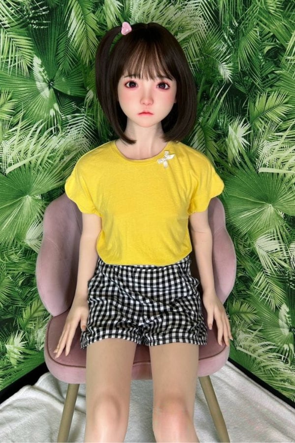 Bランク 中古ラブドール SHEDOLLヘッド+My Loli Waifuボディ 138cm 洛小夕ヘッド AAカップ フルシリコン ダッチワイフ 安い