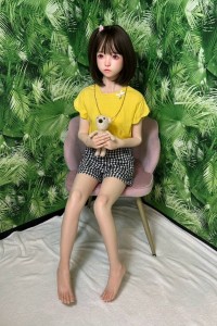 Bランク 中古ラブドール SHEDOLLヘッド+My Loli Waifuボディ 138cm 洛小夕ヘッド AAカップ フルシリコン ダッチワイフ 安い
