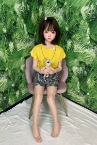 Bランク 中古ラブドール SHEDOLLヘッド+My Loli Waifuボディ 138cm 洛小夕ヘッド AAカップ フルシリコン ダッチワイフ 安い