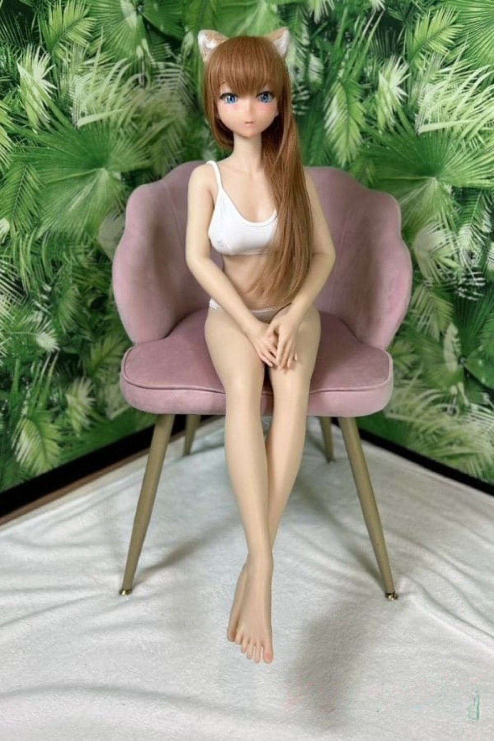 Aランク 中古ラブドール 色気美人 90cm ネコ娘Akaneヘッド Bカップ フルシリコン ダッチワイフ 安い