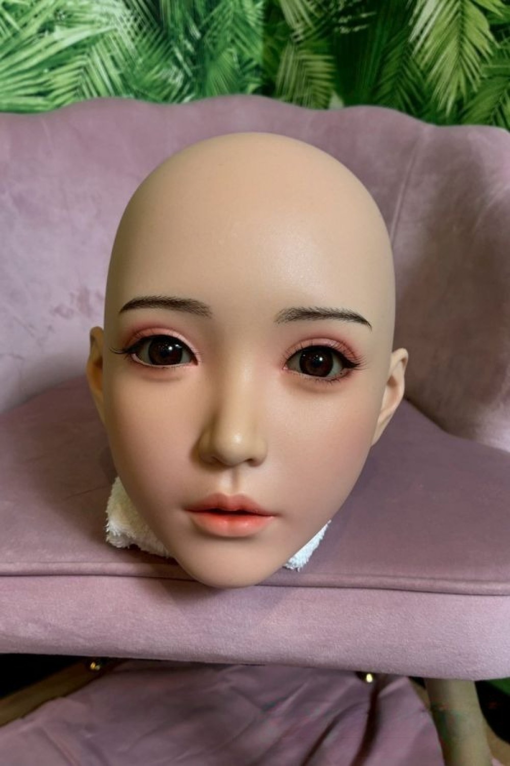ランク 中古品 即納 ブランド不明 ヘッドのみ ボディ無し 硬質シリコン製 ラブドール ダッチワイフ 安い