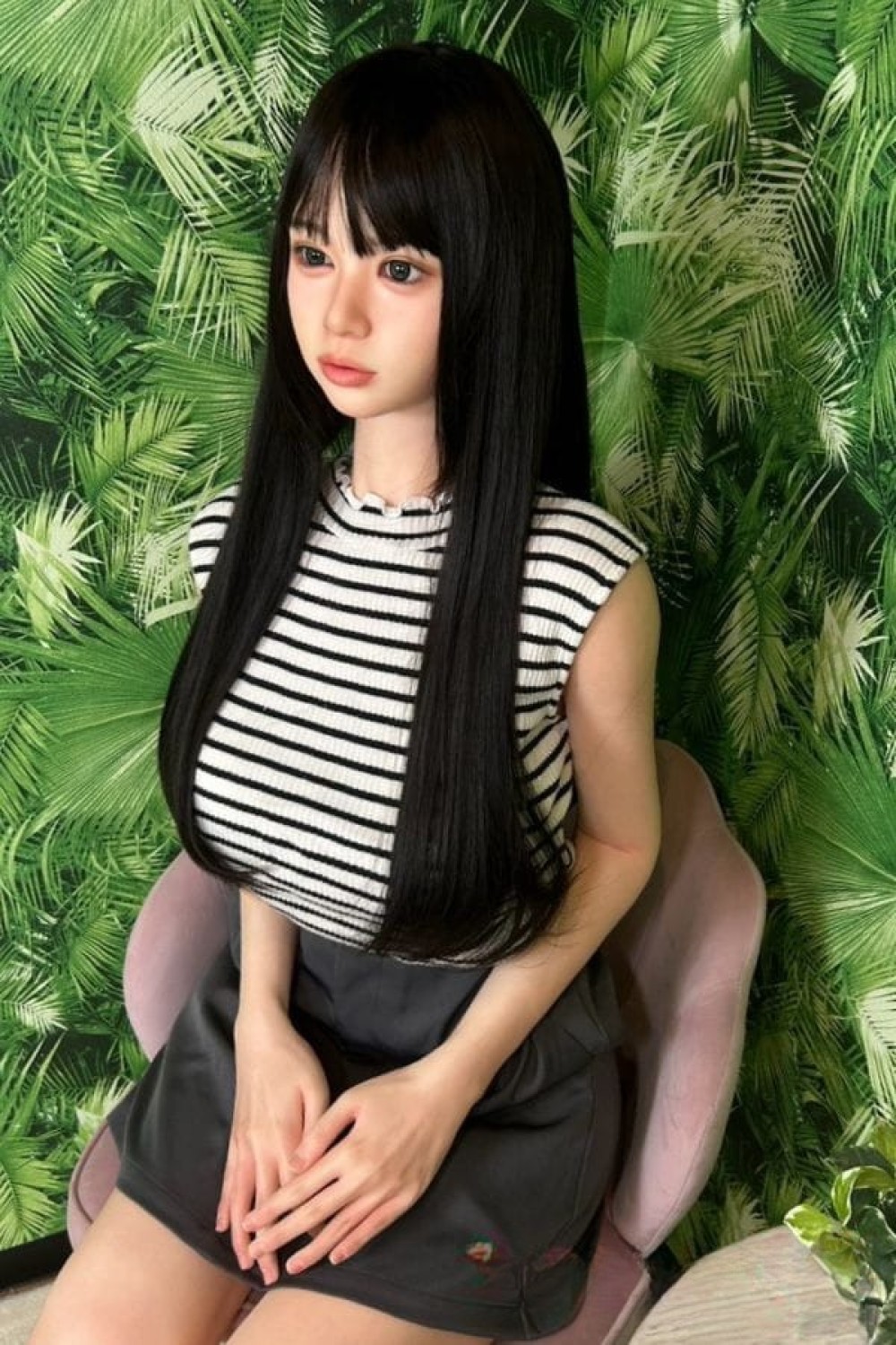 Cランク 中古ラブドール ヘッドRealLady R6ヘッド ボディブランド不明 156cm Eカップ フルシリコン ダッチワイフ 安い