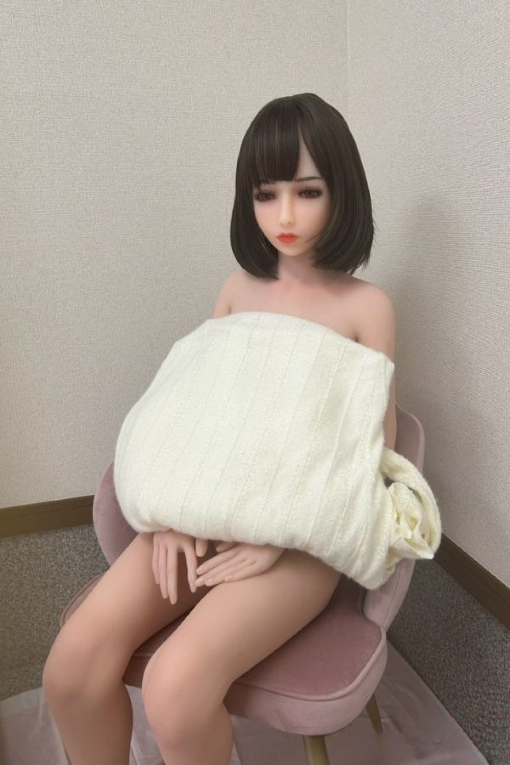 新古品ラブドール 即納 WM DOLL 140cm #153ヘッド Aカップ かわいい フルTPE ラブドール ダッチワイフ 安い