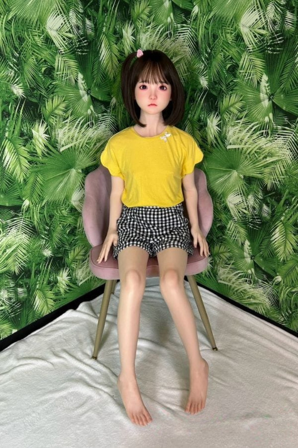 Bランク 中古ラブドール SHEDOLLヘッド+My Loli Waifuボディ 138cm 洛小夕ヘッド AAカップ フルシリコン ダッチワイフ 安い
