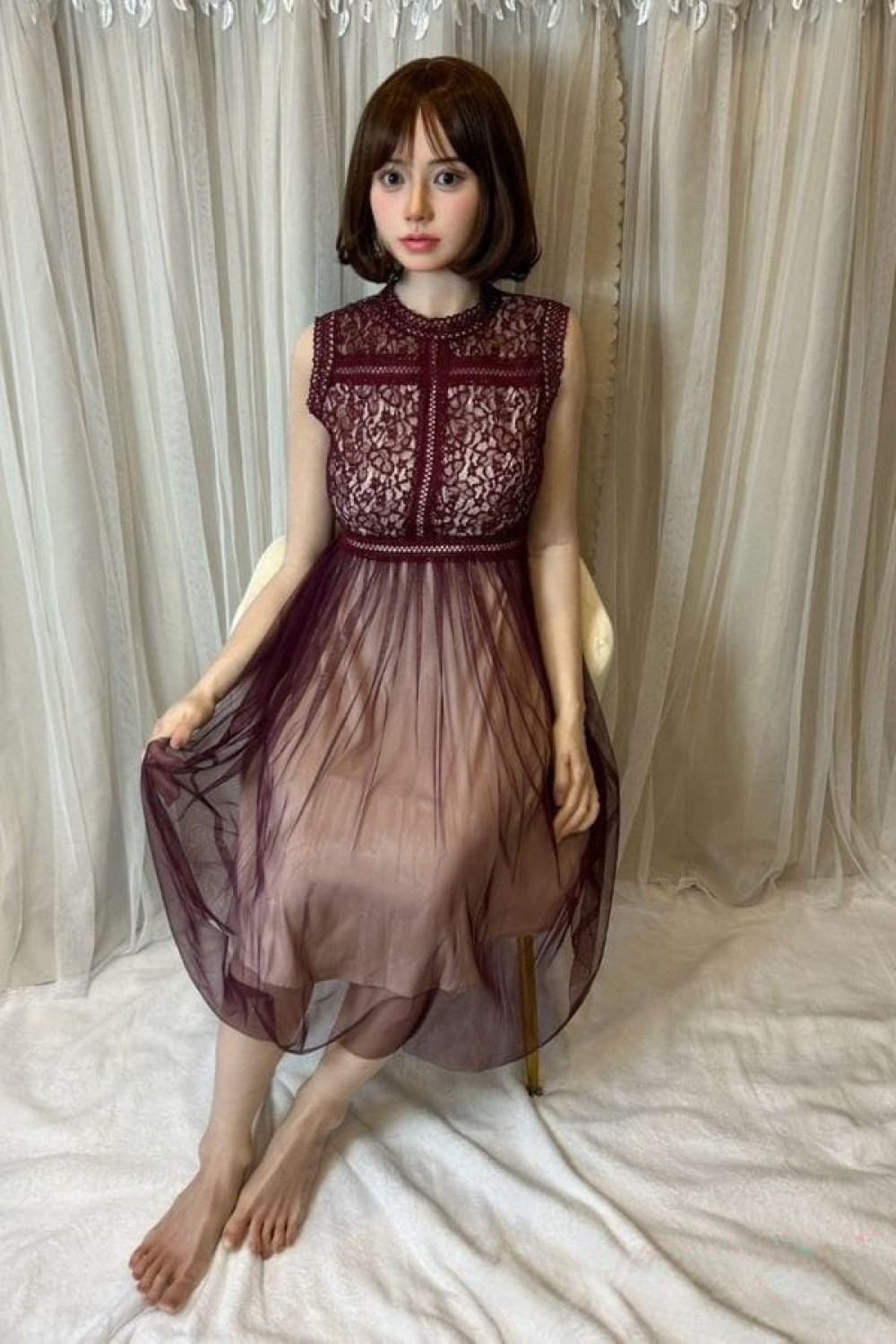 Cランク 中古ラブドール MMXDOLL 木木夕 165cm 梦涵 Menghanヘッド Eカップ フルシリコン ダッチワイフ 安い