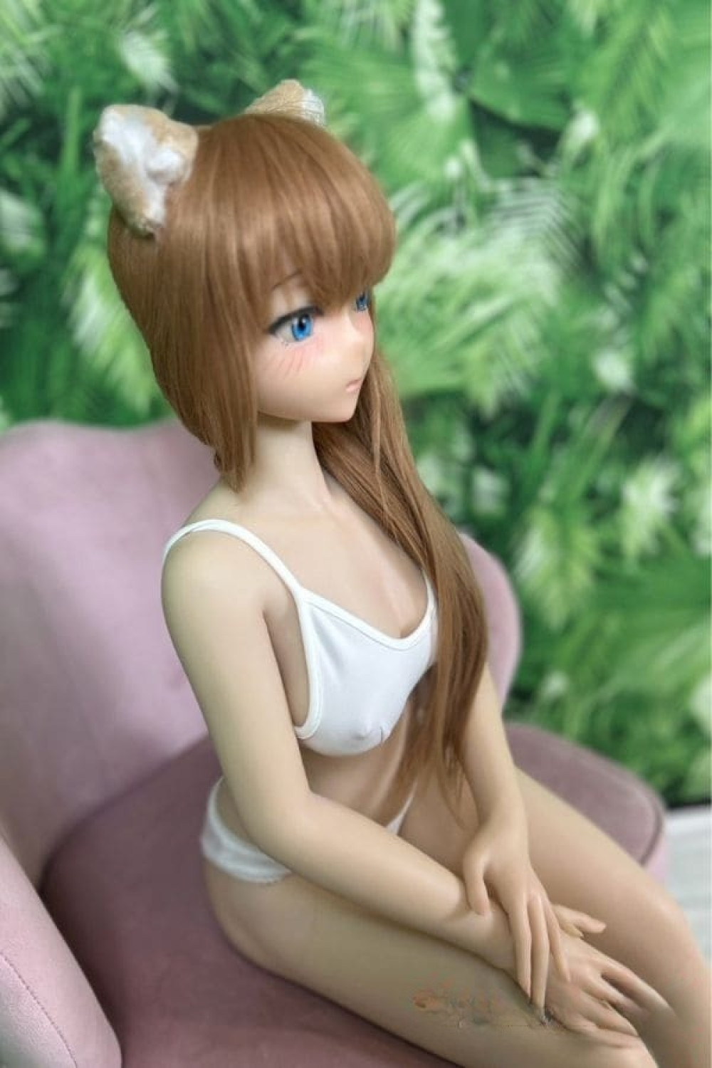Aランク 中古ラブドール 色気美人 90cm ネコ娘Akaneヘッド Bカップ フルシリコン ダッチワイフ 安い